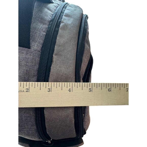 Eddie Bauer First Adventure Gray Backpack Diaper Bag  Multiple Pockets - Picture 13 of 13